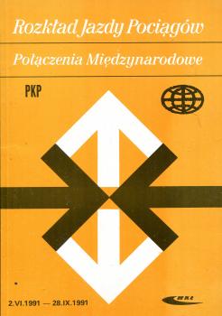 Kursbuch Polen PKP 1991 Auslandsverbindungen