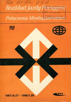 Kursbuch Polen PKP 1987 / 1988 Auslandsverbindungen