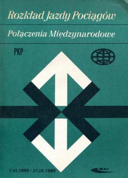 Kursbuch Polen PKP 1986 Auslandsverbindungen