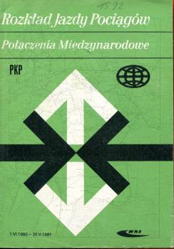 Kursbuch Polen PKP 1980 / 1981 Auslandsverbindungen