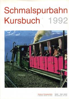 Schmalspurbahn Kursbuch 1992 Deutschland – Österreich – Schweiz