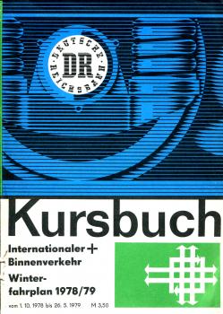 Kursbuch DR Internationaler und Binnenverkehr 1978 / 1979