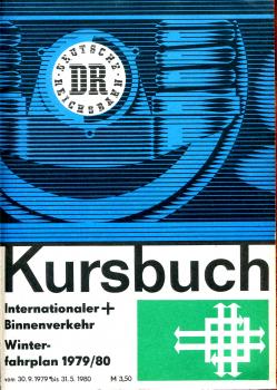 Kursbuch DR Internationaler und Binnenverkehr 1979 / 1980