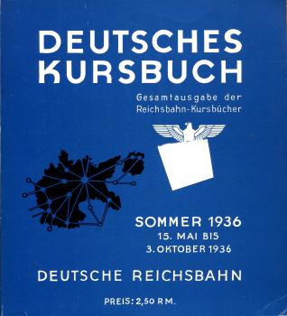 Kursbuch 1936 Reprint