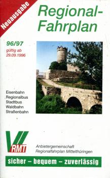 Regionalfahrplan Mittelthüringen 196 / 1997