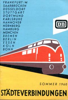 Städteverbindungen DB 1960