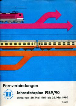 Fernverbindungen DR 1989 / 1990