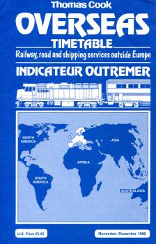 Thomas Cook Overseas Timetable 1988 ( November – Dezember )