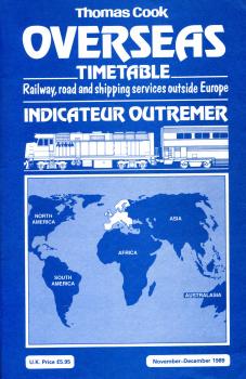 Thomas Cook Overseas Timetable 1989 ( November – Dezember )