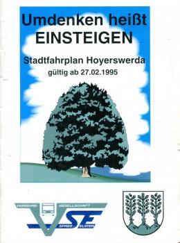 Stadtfahrplan Hoyerswerda 1995