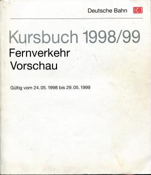 Kursbuch Fernverkehr Vorschau 1998 / 1999