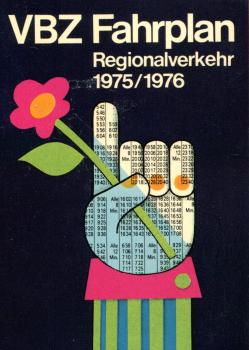 VBZ Fahrplan 1975 / 1976