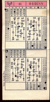 Fahrschein Straßenbahn Graz GVB 4 Fahrten