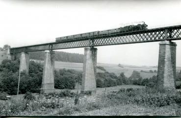 38 039 mit P 1951 Brücke bei Ach / Freudenstadt