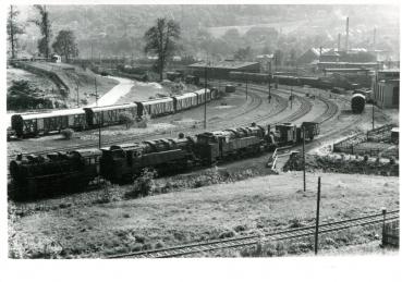 Abstellanlage in Aue  1960