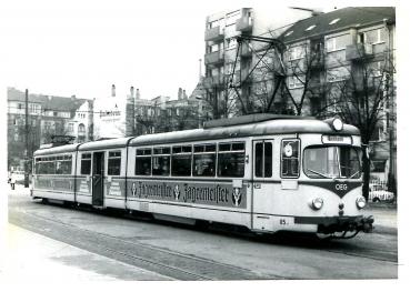 OEG Triebwagen nach Weinheim