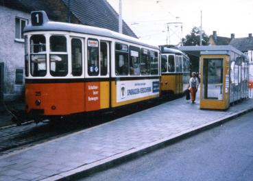 Straßenbahn Ulm Linie 1 BW 25