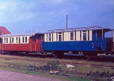 Sylt Inselbahn in Westerland Personenwagen 1968