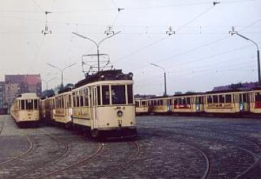 Hannover Straßenbahn Betriebshof / 1957