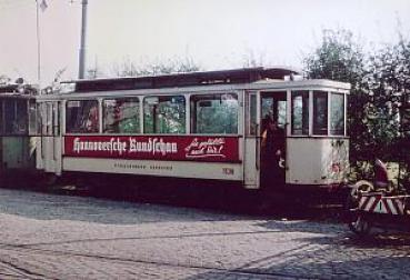 Hannover Straßenbahn Wagen 1538 / 1957