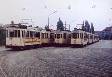 Hannover Straßenbahn Betriebshof / 1957