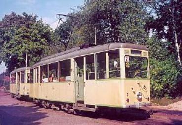 Straßenbahn Woltersdorf 1968 TW 7 und BW 21