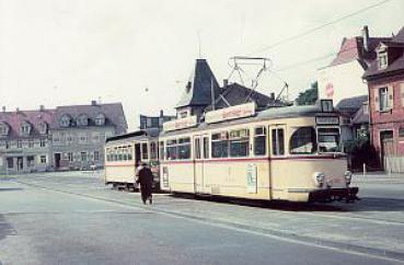 Straßenbahn Karlsruhe Linie 1 1960