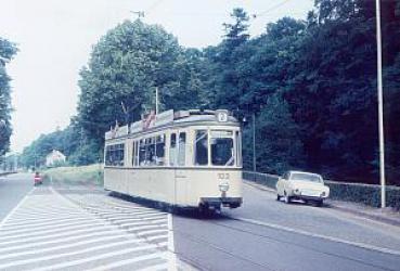 Straßenbahn Freiburg Linie 2 Zähringen