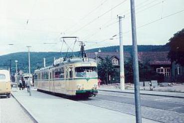 Straßenbahn Karlsruhe Albtalbahn 1960 TW 1