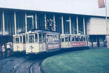 Straßenbahn Würzburg  Hauptbahnhof 1962