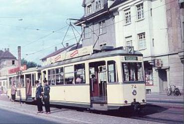 Straßenbahn Freiburg Linie 2 TW 74