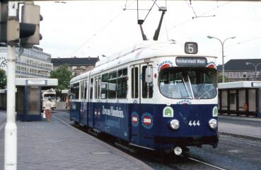 Straßenbahn Mannheim TW 444 Linie 5