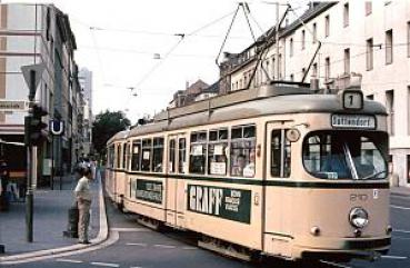 Straßenbahn Bonn TW 210 1981