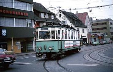 Straßenbahn Esslingen TW 6 1978