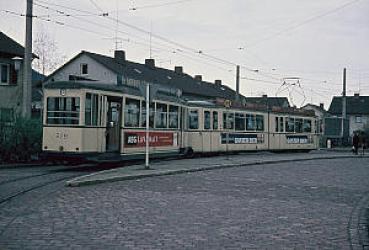 Straßenbahn Freiburg BW 228 1969