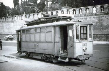 Straßenbahn TW 343 in ?