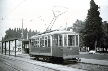 Straßenbahn TW 967 in ?