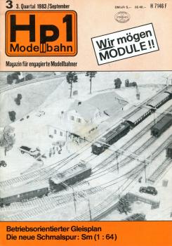 Hp1 Heft 03/83 Magazin für engagierte Modellbahner