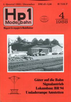 Hp1 Heft 04/88 Magazin für engagierte Modellbahner