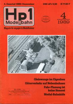 Hp1 Heft 04/89 Magazin für engagierte Modellbahner