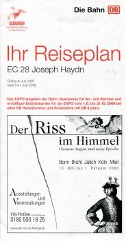 Ihr Reiseplan EC 28 Joseph Haydn Wien – Magdeburg Juli 2000