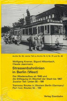 Straßenbahnlinien in Berlin West Linien 55 - 199