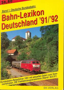 Bahn Lexikon Deutschland I   DB  1991 / 92