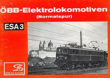 ÖBB Elektrolokomotiven Normalspur ESA 3