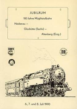 100 Jahre Müglitztalbahn Heidenau Altenberg