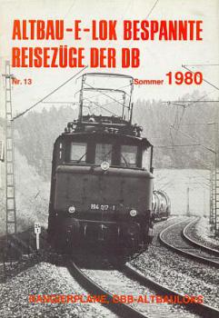 Altbau E - Lok bespannte Reisezüge der DB 1980