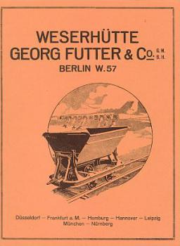 Katalog Weserhütte Feldbahnbedarf Repro !