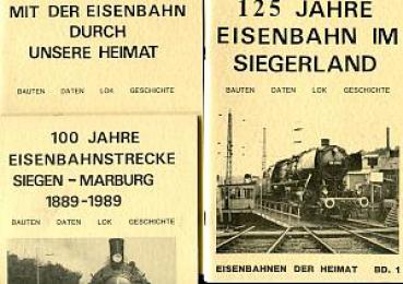 Eisenbahn in und um Siegen, 3 Bände