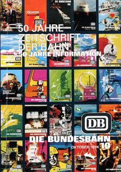 50 Jahre Zeitschrift der Bahn, Die Bundesbahn  DB Oktober 1974