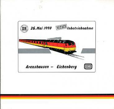 Wiederinbetriebnahme Arenshausen - Eichenberg 26. Mai 1990